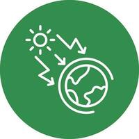 Greenhouse effect Vector Icon Design