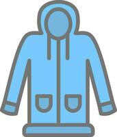 Raincoat Vector Icon Design