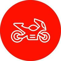 Motorcycle Vector Icon Design