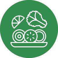 Salad Vector Icon Design