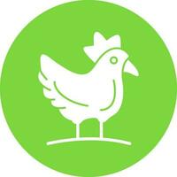 Hen Vector Icon Design