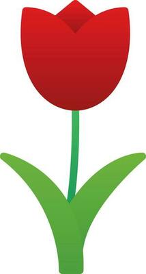 Tulips Vector Icon Design