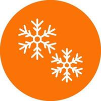 diseño de icono de vector de nieve