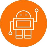 Robot Vector Icon Design