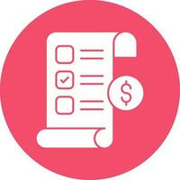 Invoice Vector Icon Design