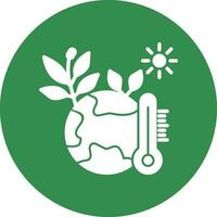 diseño de icono de vector de cambio climático