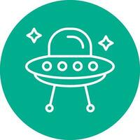 Alien ship Vector Icon Design