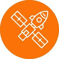 Space station Vector Icon Design