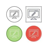 Edit Webpage Vector Icon