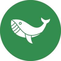 Whale Vector Icon Design