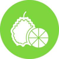 Kaffir lime Vector Icon Design