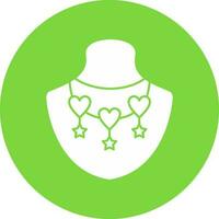 Necklace Vector Icon Design