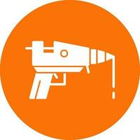 Hot glue gun Vector Icon Design