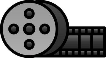 Film roll Vector Icon Design