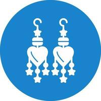 Earrings Vector Icon Design