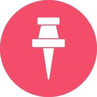 Push pin Vector Icon Design