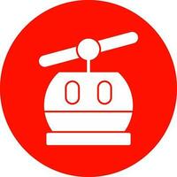 Ski lift Vector Icon Design