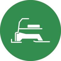 Skibob Vector Icon Design
