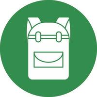 Backpack Vector Icon Design