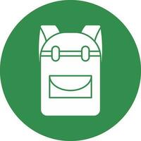 Backpack Vector Icon Design