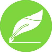 Quill pen Vector Icon Design