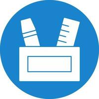 Pencil case Vector Icon Design