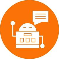 Chatbot Vector Icon Design