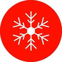 Snowflake Vector Icon Design