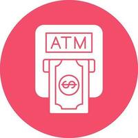 Atm machine Vector Icon Design