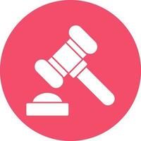 Gavel Vector Icon Design