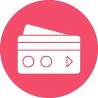Debit card Vector Icon Design