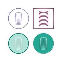 Stack of Coins Vector Icon
