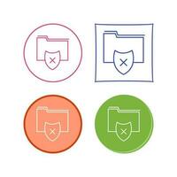 Vulnerable Folder Vector Icon