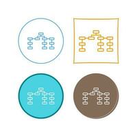 Unique Seo Structure Vector Icon