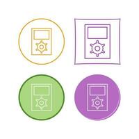 Unique Portfolio Management Vector Icon