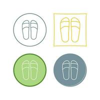 Slippers Vector Icon