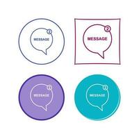 Message Bubbles Vector Icon