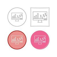 Online Stats Vector Icon