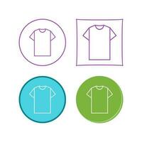 Plain T Shirt Vector Icon