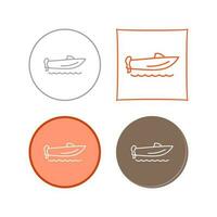 Speed Boat Vector Icon