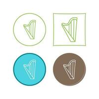 Harp Vector Icon