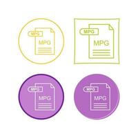 MPG Vector Icon