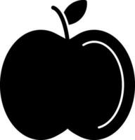 diseño de icono de vector de manzana