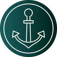 Anchor Vector Icon Design