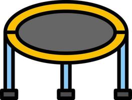 Trampoline Vector Icon Design