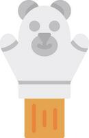 Hand puppet Vector Icon Design