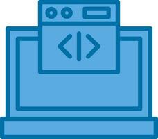Web coding Vector Icon Design