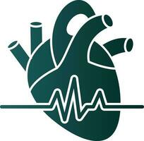 Heart rate Vector Icon Design