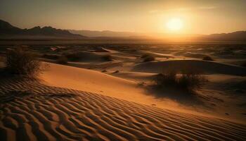 majestuoso montaña rango, tranquilo escena, No personas generado por ai foto