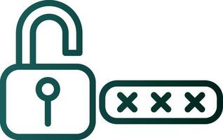 Password Vector Icon Design